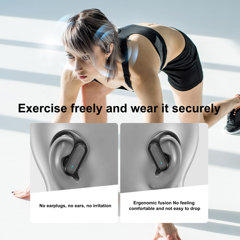 A520 BT 5.3 Smart Touch HiFI 9D Stereo Waterproof Ear Hook Headset With Microphone a520 Gaming Headset Business Earphones