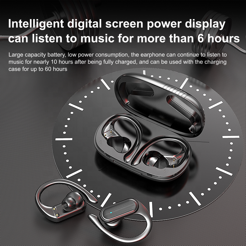 A520 BT 5.3 Smart Touch HiFI 9D Stereo Waterproof Ear Hook Headset With Microphone a520 Gaming Headset Business Earphones