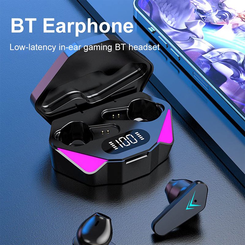 Gaming Low Latency Headphones Waterproof Earbuds Earphone X15 TWS Wireless Stereo earphone
