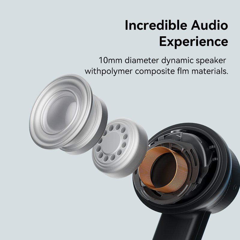 SANSUI W17 Earbud in-ear headphones ENC noise cancelling tws earphones & headphones wireless bluetooth