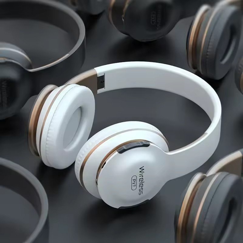 2024 Best Selling Gaming Headset Wireless Workout headphone Subwoofer P17 With Mic Mp3 Player Bass Top Wireless Bass headphone