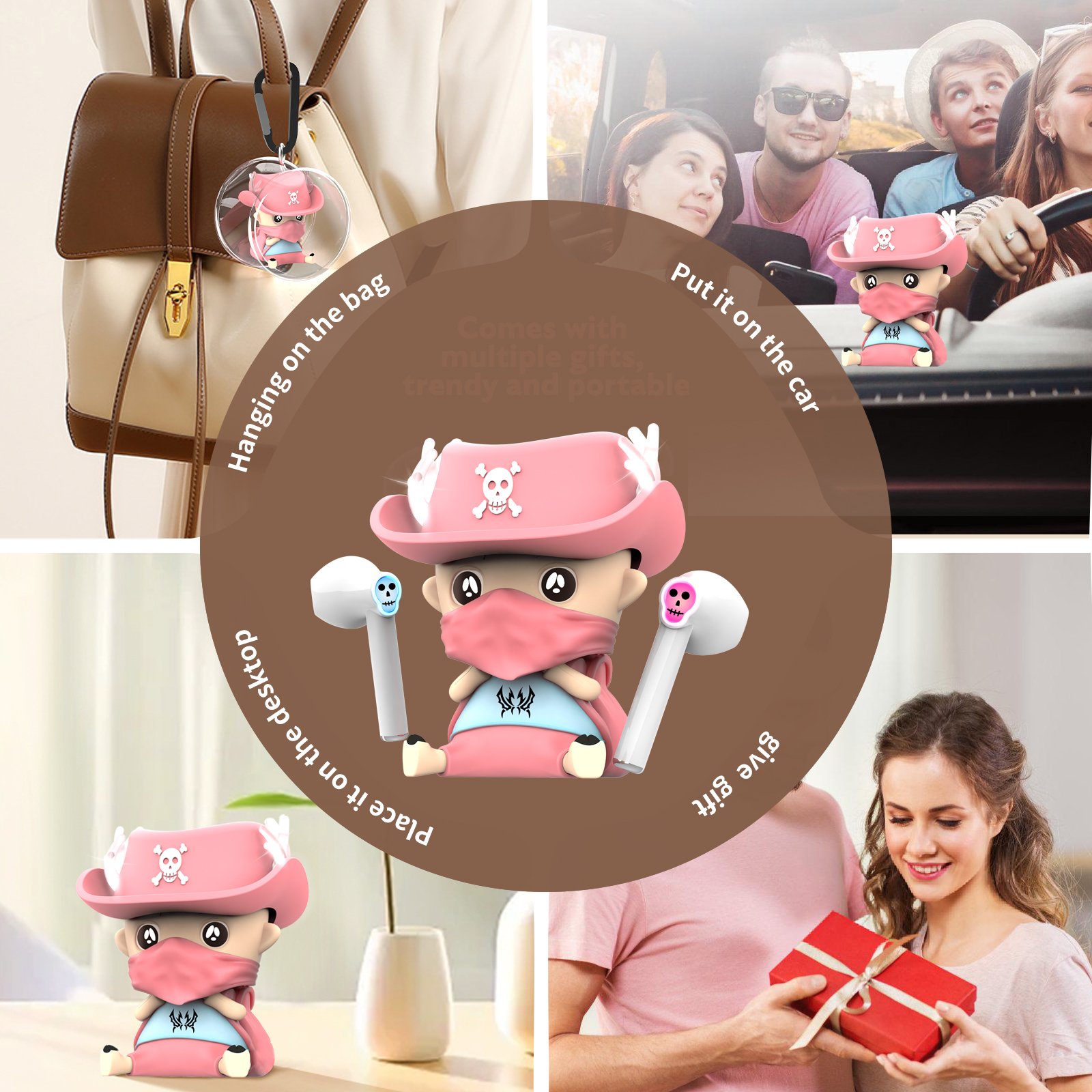 A RS3 Headset LED Mini noise cancelling tws earphones In-ear wireless headphone gaming Sports hifi Low Latency BT 5.3 Headset