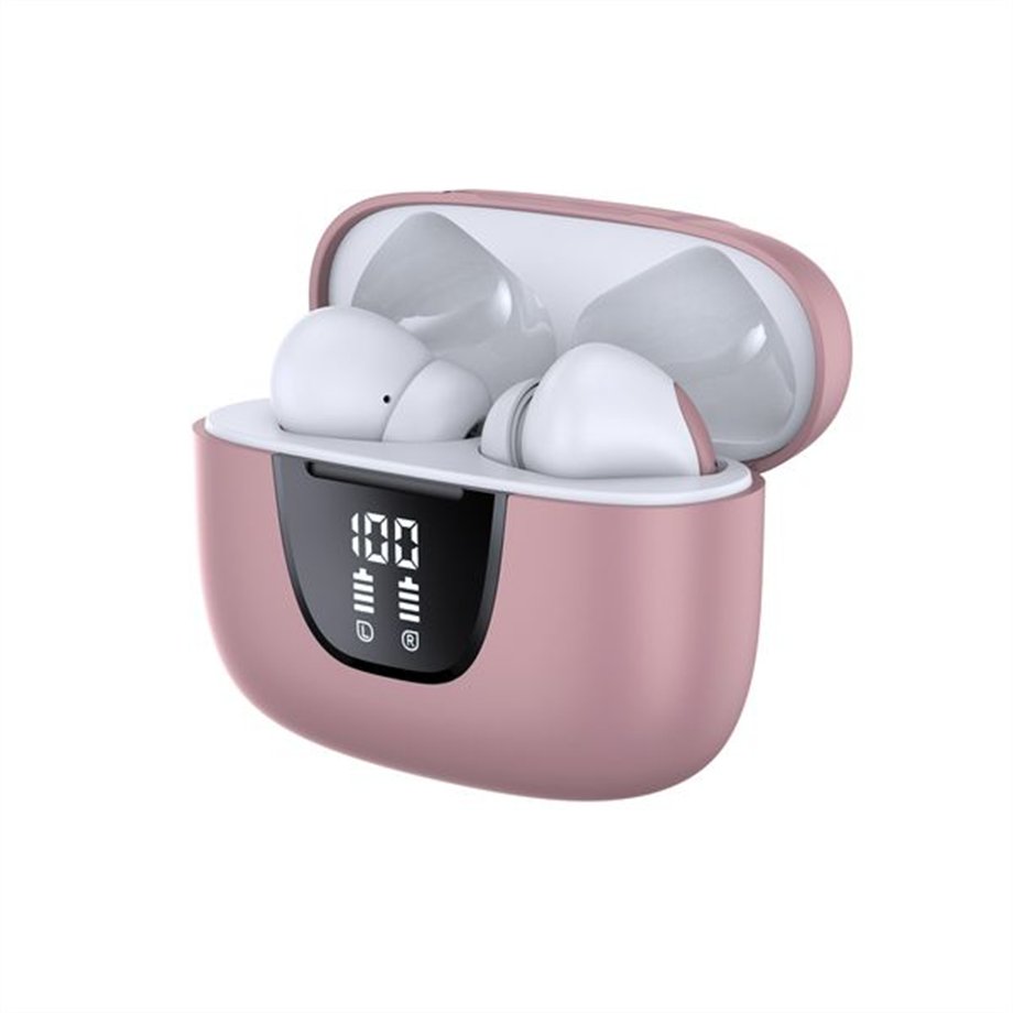 Fancy ENC ANC Voice Activate Bluetooth TWS Wireless Earbuds In-ear Headphone headsets Noise Cancelling TWS Earphone With Display