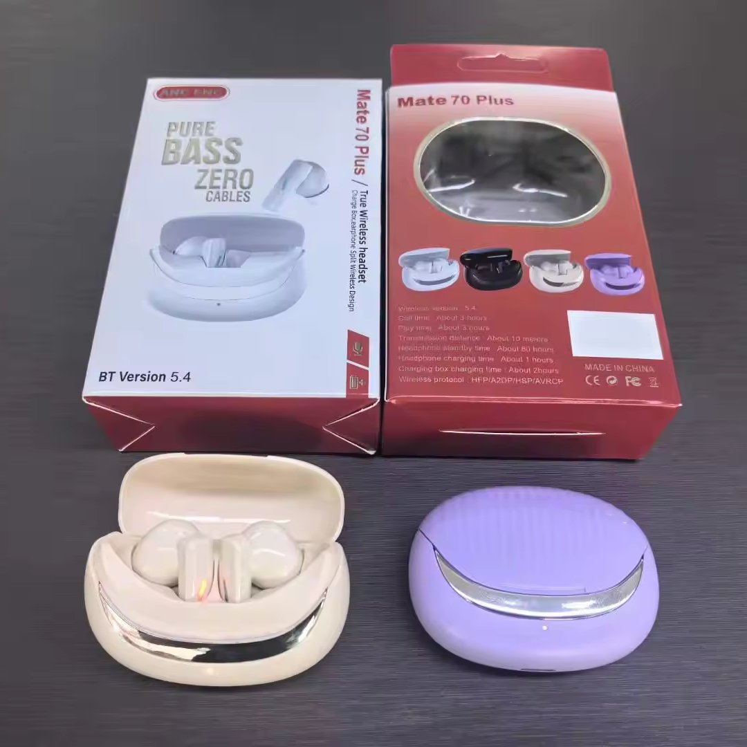 70 Plus TWS Wireless BT5.2 Headphones Earbuds ENC Audio Mate 90 Touch Control Sport ANC Earphone