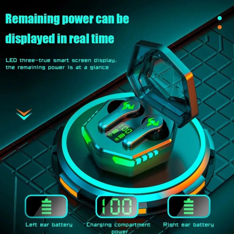 True wireless tws handsfree n35 gaming in ear buds sports earbuds earphones headphones f9 m10 i12 noise cancelling anc earbuds