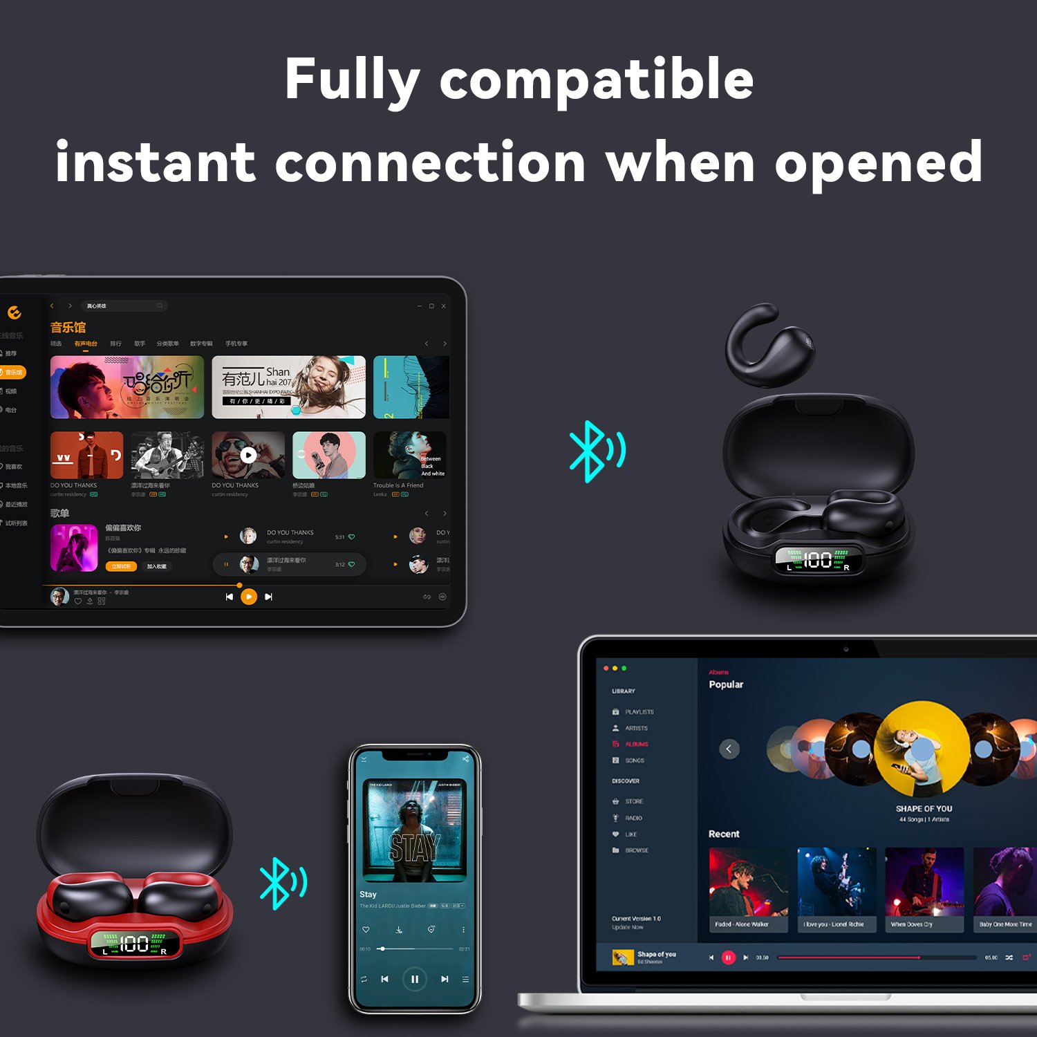 Aoolif High Quality Smart touch ecouteur Bt 5.3 tws mini wireless earbuds earphone