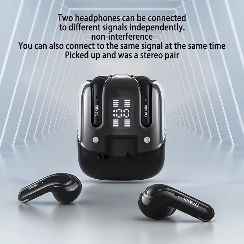 Couple Wireless Earbuds TWS Two Pair Wireless Headphones Noise Cancellation 5.5 Earphones Sports Headsets With Mic for couples