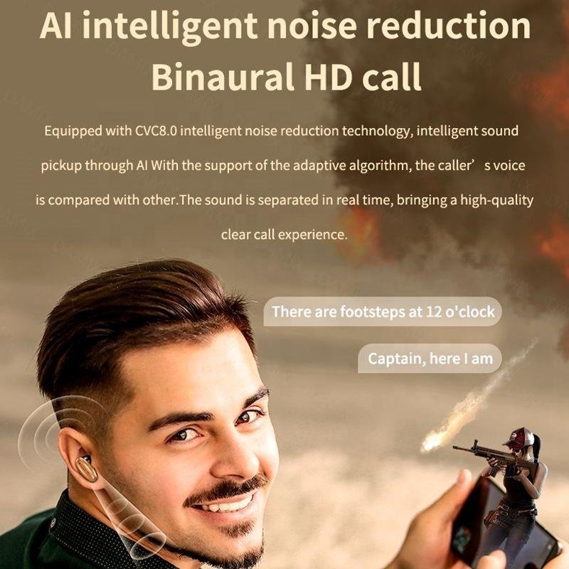 Top Quality New Design BT 5.3 M35 Tws Wood Grain Wireless Earbuds Auriculares LED Screen Stereo Sound Headphone Audifon Earphone