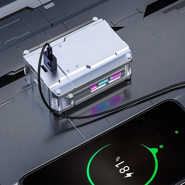 2024 New Product DX08 Multi Color Light Wireless In-Ear Gaming Earphones with LED Digital Display Power Bank