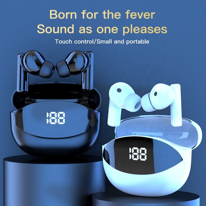 Tws mate80 mate 80 pro true wireless gaming in-ear noise cancelling anc tws auricular audionic earphones & headphone earbud case