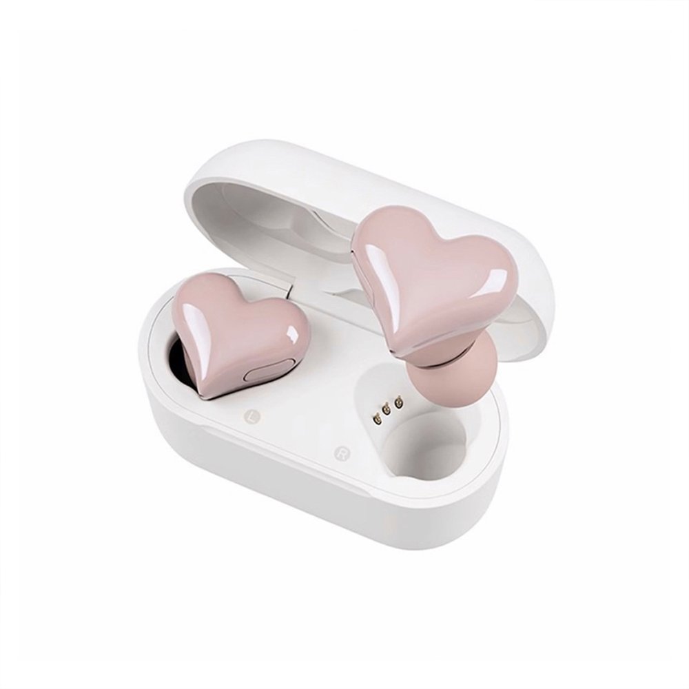 HOT SALE Heartbuds Hear-shaped In Ear Headphones For Girls Wireless Earbuds Cute BT Noise Cancelling TWS Earphone