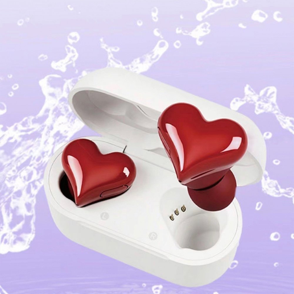 HOT SALE Heartbuds Hear-shaped In Ear Headphones For Girls Wireless Earbuds Cute BT Noise Cancelling TWS Earphone