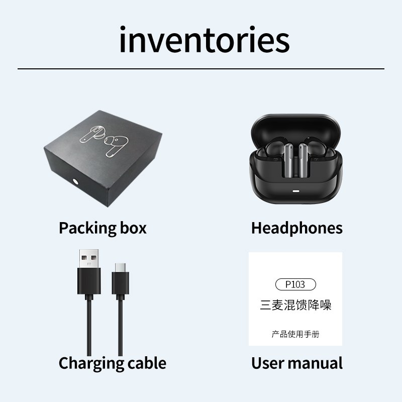 Latest 6Mic Hifi Bass Tws Earphones For Android Phones Active Noise Canceling Headphone Earbud Manufacturer Of Earbuds In China