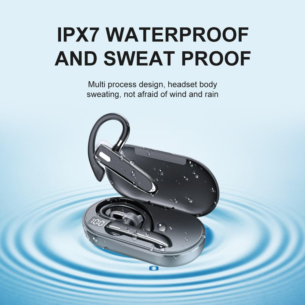 YYK530 Wireless Headset With Microphone Compatible TWS Earphone Single Ear Hook Headphone