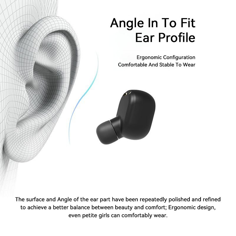 New performance Wireless earbuds ENC in-ear earphone noise cancelling tws earphones & headphones auto connect long working time