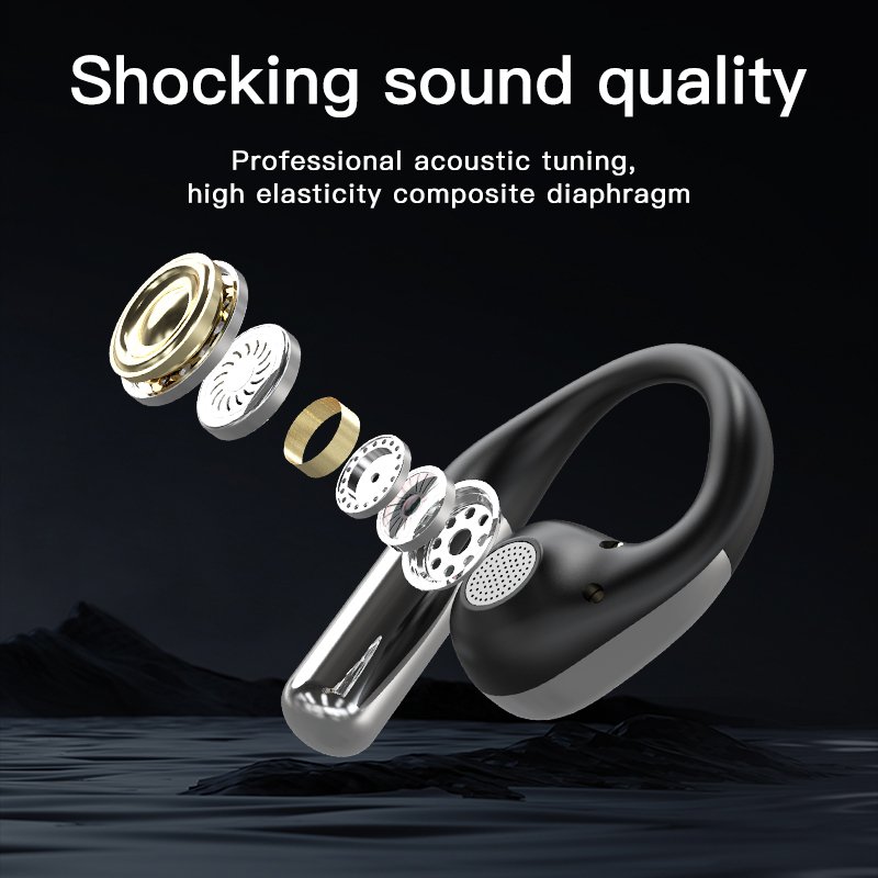 Newest YYK-Q31 TWS Earphone LCD Full-color Touch Screen Wireless Earbuds Noise Cancelling LED In Ear YYK Q31 Gaming Earphone