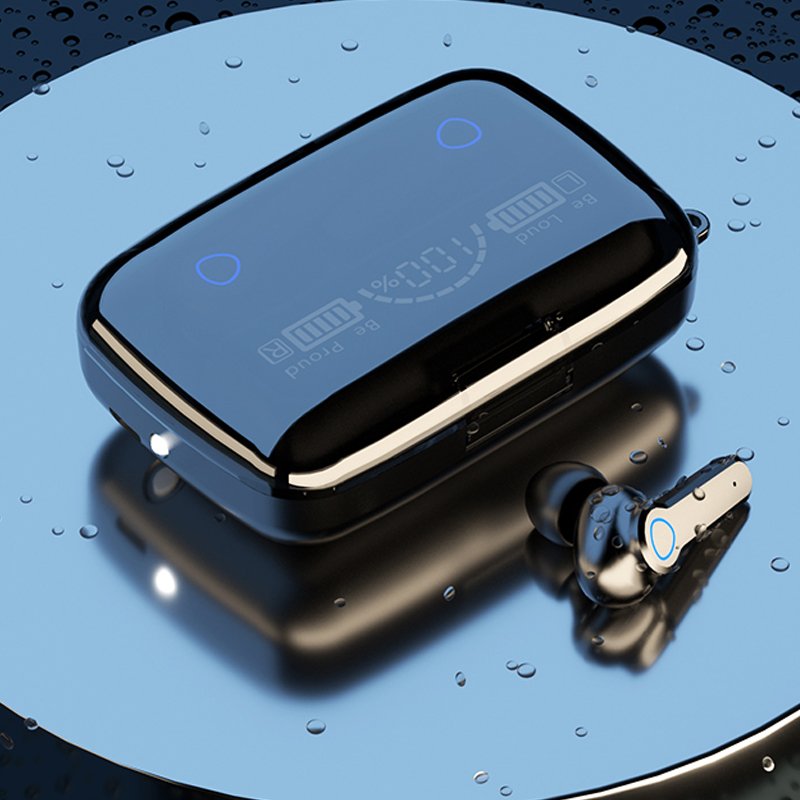 M19 TWS headset audifonos gamer Headphones Wireless Earbuds LED Screen Display Gaming In-Ear earphones with power bank