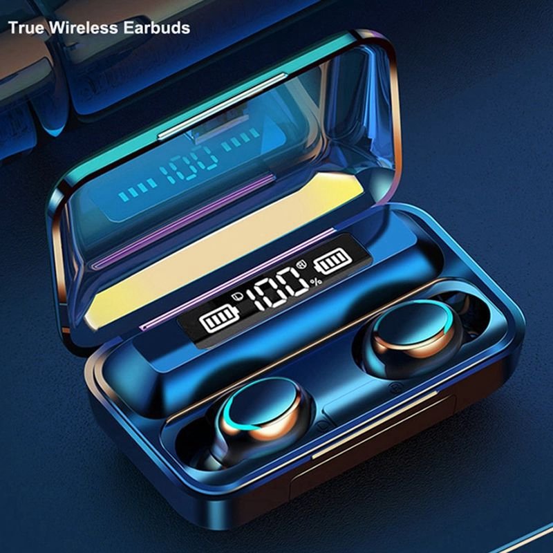 Dropshipping F9-5 TWS Fone de Ouvido Auriculares Inalambricos True HiFi Stereo Earphone IPX7 Waterproof Wireless Earbuds