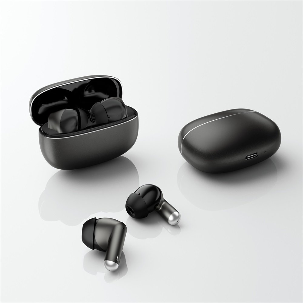Custom logo Metal ANC TWS earphones headphones Noise Cancelling TWS Earphones & Headphones