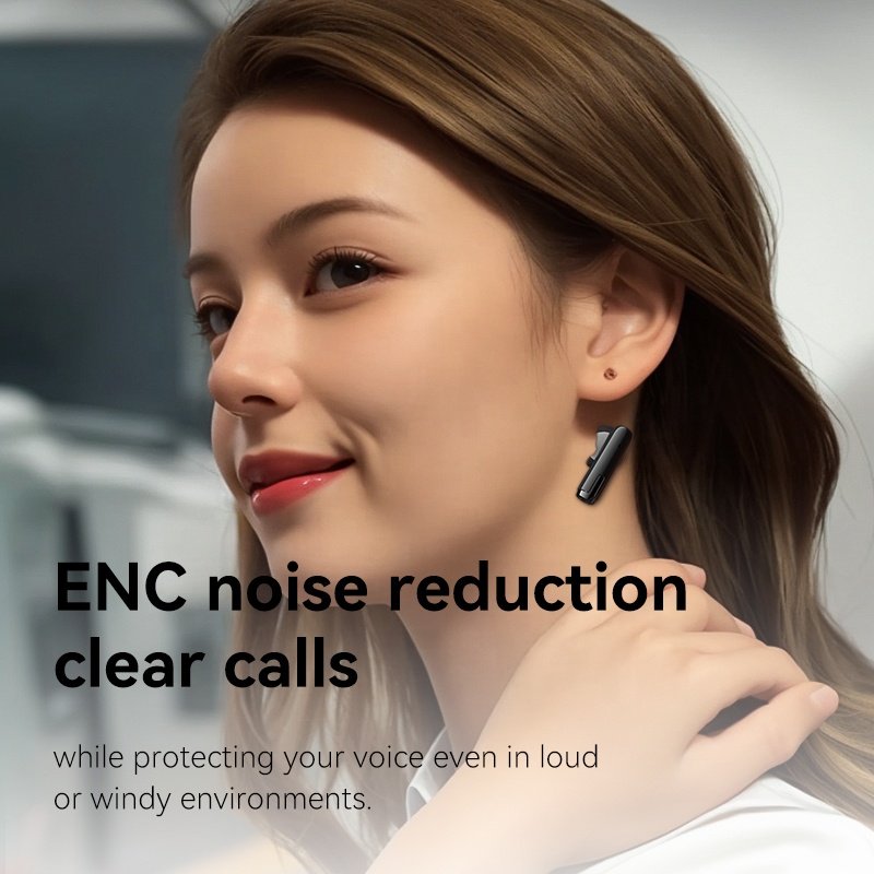SANSUI W82 Wireless Stereo Bass Bluetooth Earbud in Ear Headphones Noise Cancelling tws earphone headphone with ENC Mic