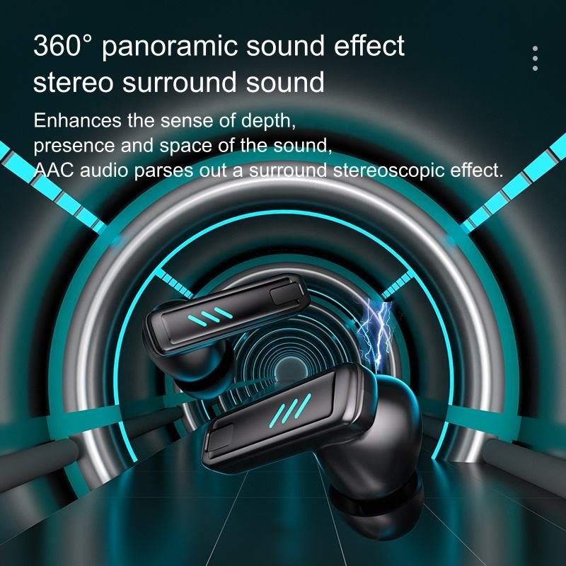 Gq-09 High Quality Original DAMIX Earphones Digital Display Power bank Wireless In Earbud with Mic TWS Earphone Head Phones