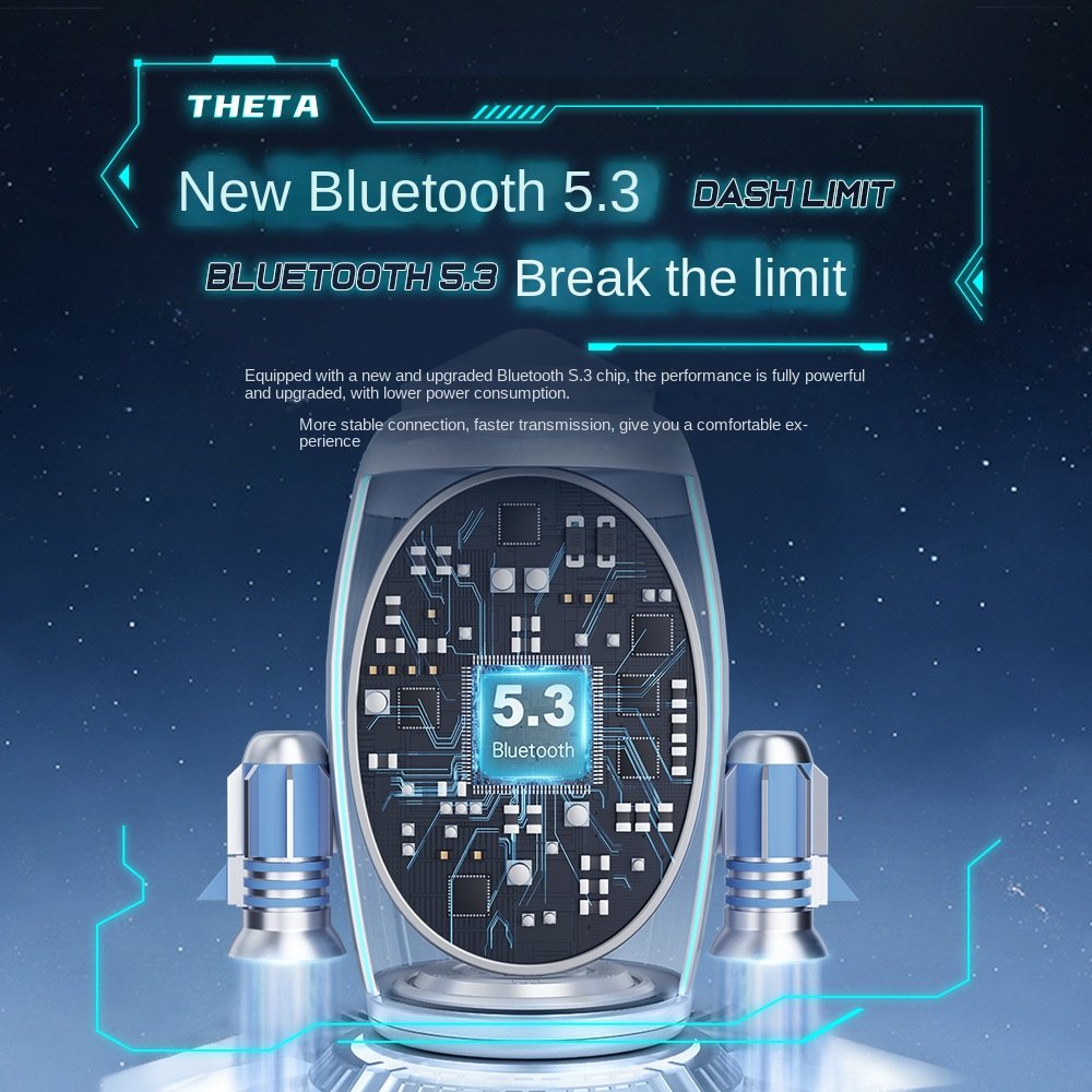 True Wireless Bluetooth Headset Half In-ear Double Mark Noise-canceling Gaming Headset LED Pc Technology Audifonos Bluetooth I0