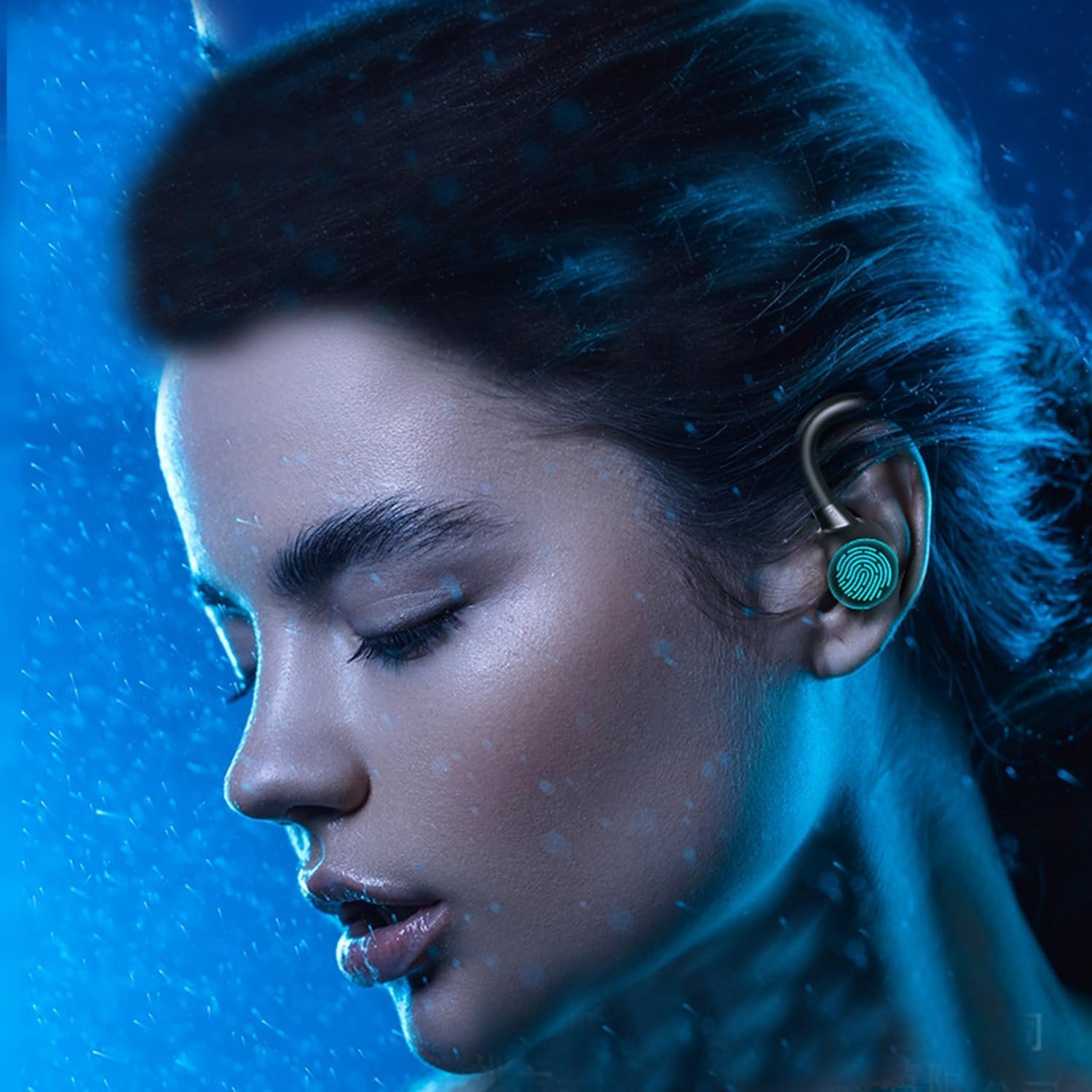 Wireless earbuds Bluetooth earbuds battery life deep bass earbuds with wireless charging case and LED power display