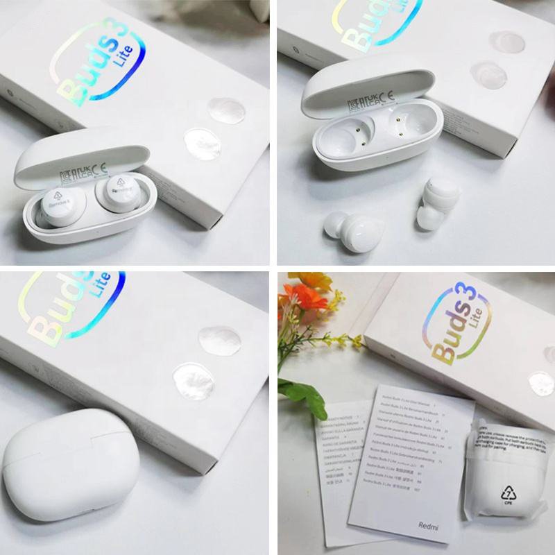 Global version original xiaomi redmi buds 3 lite earbuds auriculares sports gaming headset tws wireless earphone headphones