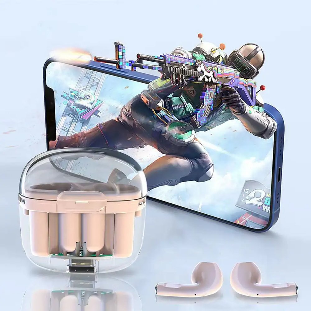 Transparent BT 5.3 Wireless Earbuds Earbud & In-Ear Headphones Noise Cancelling TWS Earbuds auriculares inalambricos koptelefoon