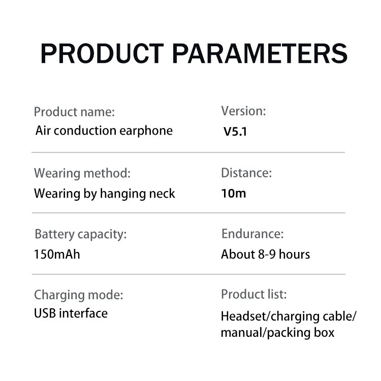 2024 Exclusive Transparent Case Lp76 Ear Hook Wireless Headset Bone Conduction Headphone For On-ear Ows Tws Earphone