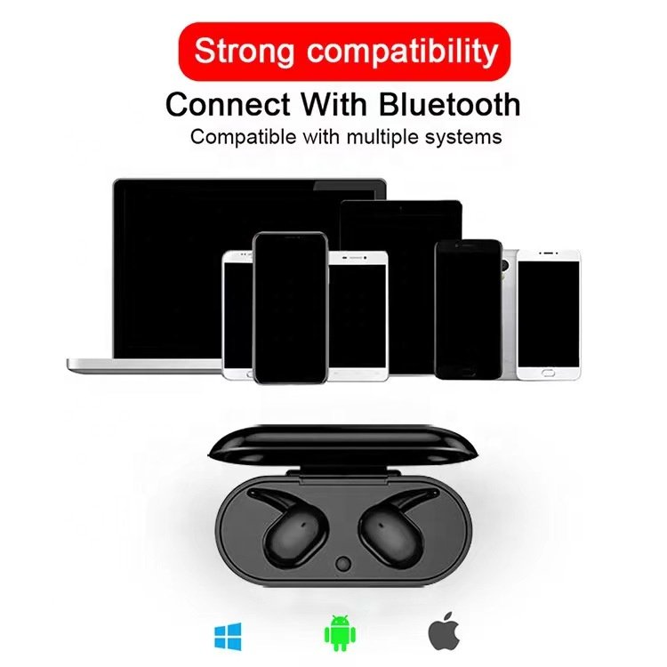 Y30 TWS Wireless BT 5.0 Earphones 3D Stereo LED Display Headsets Waterproof Earpieces Sport Earbuds Gaming Headphone F9 M10 Y50