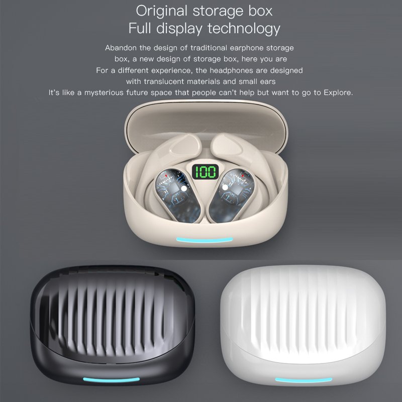 2023 OWS-90 TWS Wireless Earbuds Best Model Touch Digital Display Bluetooth Headsets for Gaming Sports Travel
