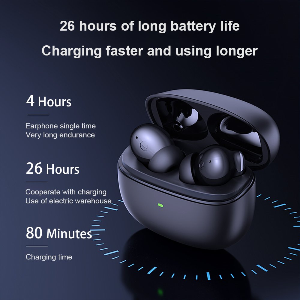 XY-17 Bluetooth 5.3 TWS Earphones Headphones Wireless ANC ENC Noise Reduction Earbuds 400mAh In Ear HiFi Stereo Sports Earbuds