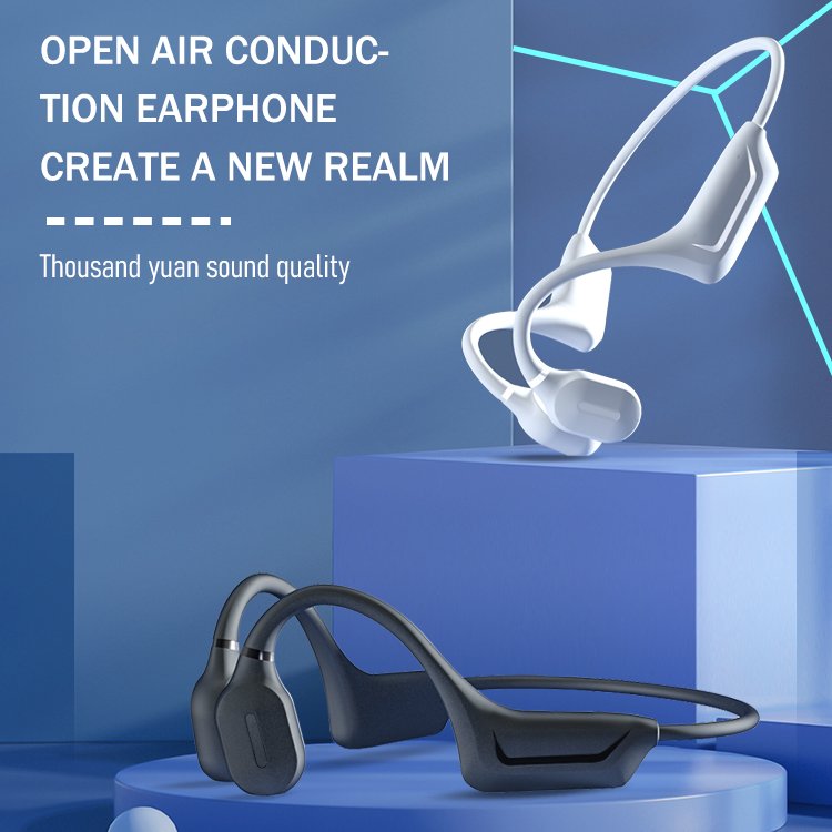 Oem Titanium Alloy Sport Waterproof Swimming Ipx8 Air Bone Conduction Wireless Earphone