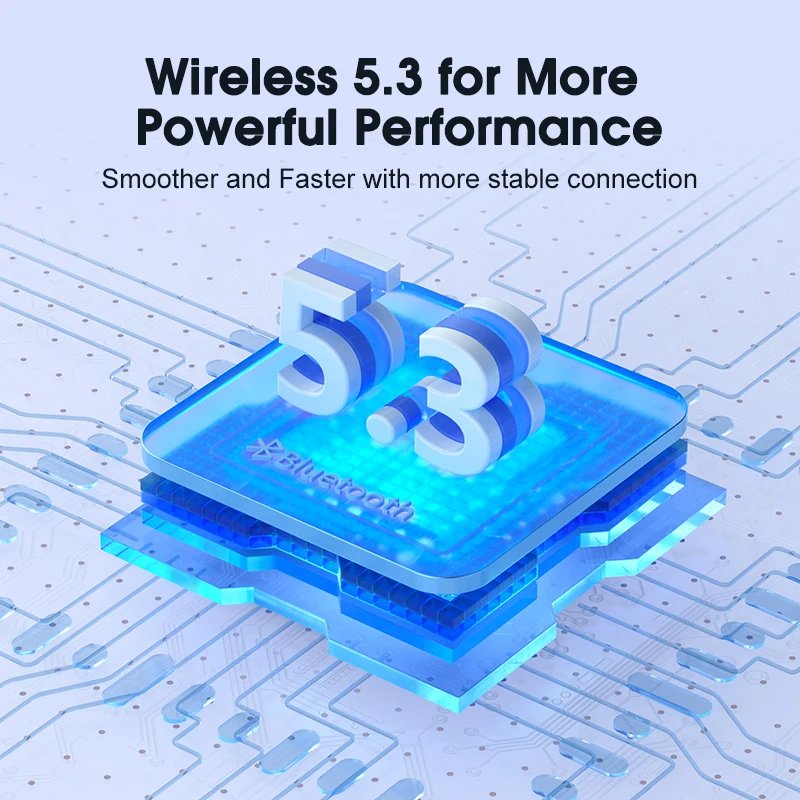 R QCY T13 ANC Wireless Earphones V5.3 TWS ANC Noise Cancellation Headphone 4 Mics ENC Headset in-Ear