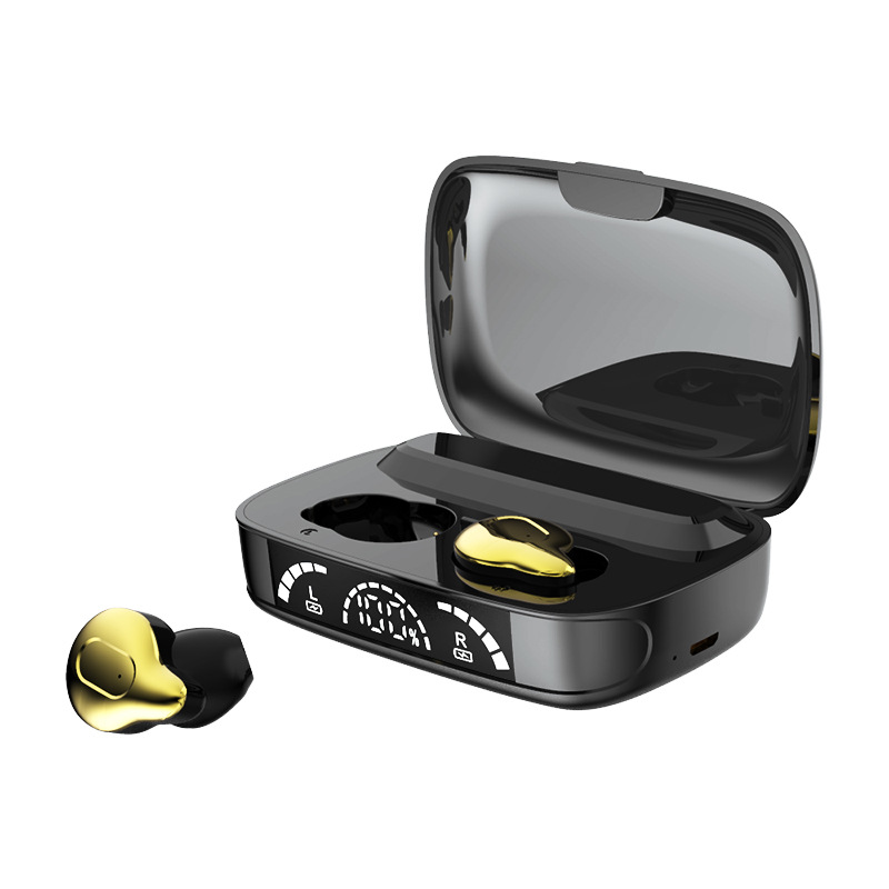 C10-3 High-Definition Call Headset Digital Display Automatic Pairing Portable Storage Noise Cancelling TWS Earphones
