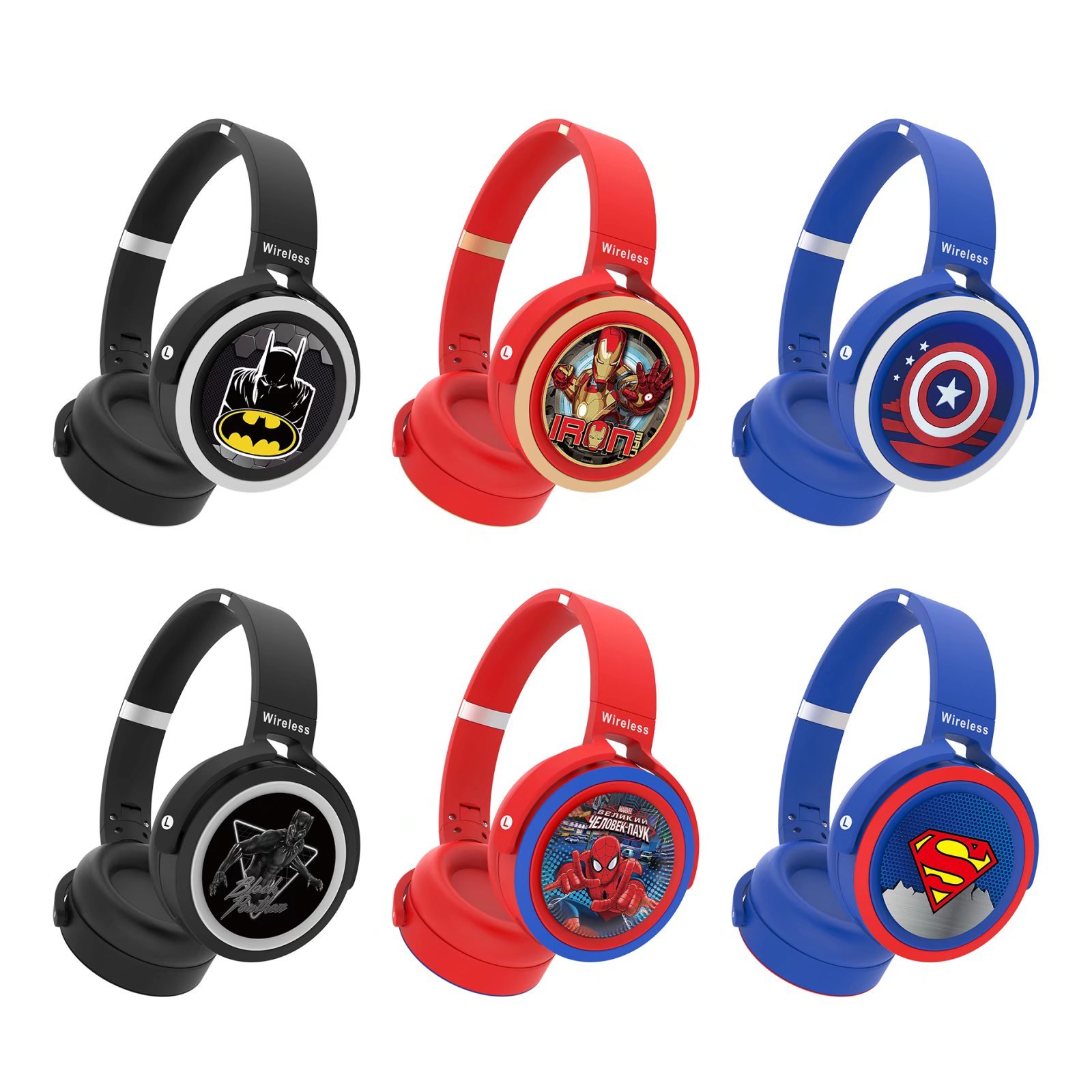 KA906 Revener-Hero TWS Earphones & Headphones Wireless Over-Ear with FM Radio & TF Card Noise Cancelling Gift for Teenage Boys