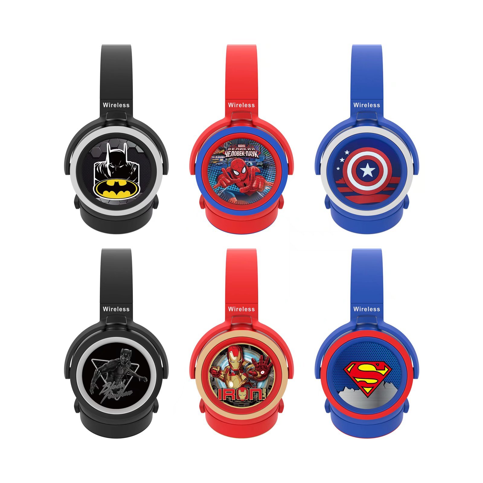 KA906 Revener-Hero TWS Earphones & Headphones Wireless Over-Ear with FM Radio & TF Card Noise Cancelling Gift for Teenage Boys