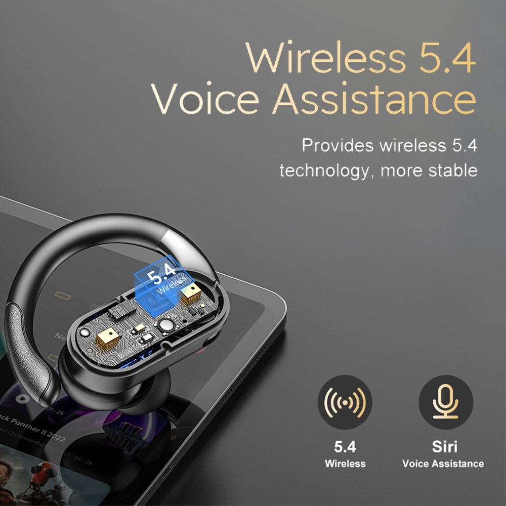Earphone LED Display Headphones Wireless Earbuds Headset Headphone Noise Canceling Gaming Earbuds