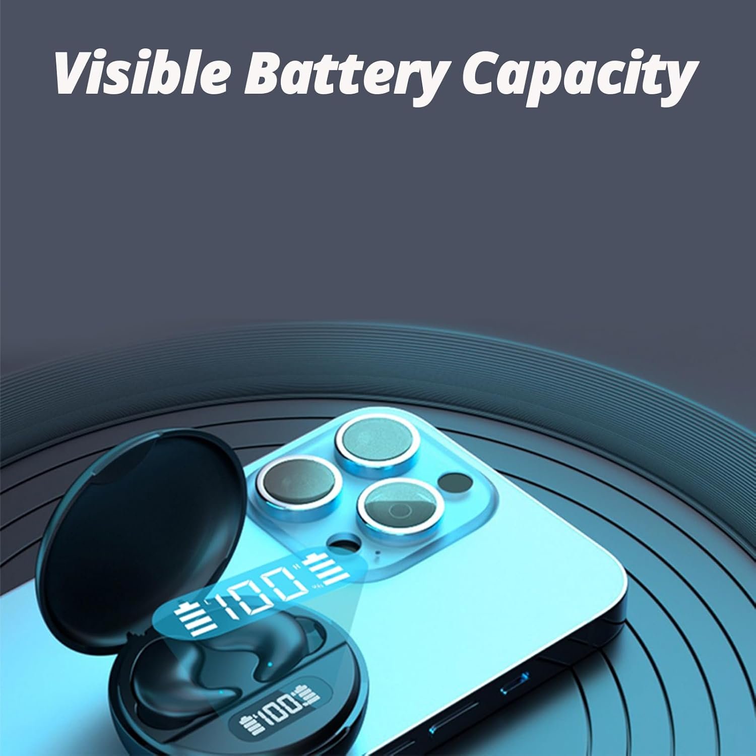 Apple Chipset Comfortable Sleep Mini Earbuds Clear Call Digital Display Battery True Wireless IPX5 Side Sleep Stereo Earbuds