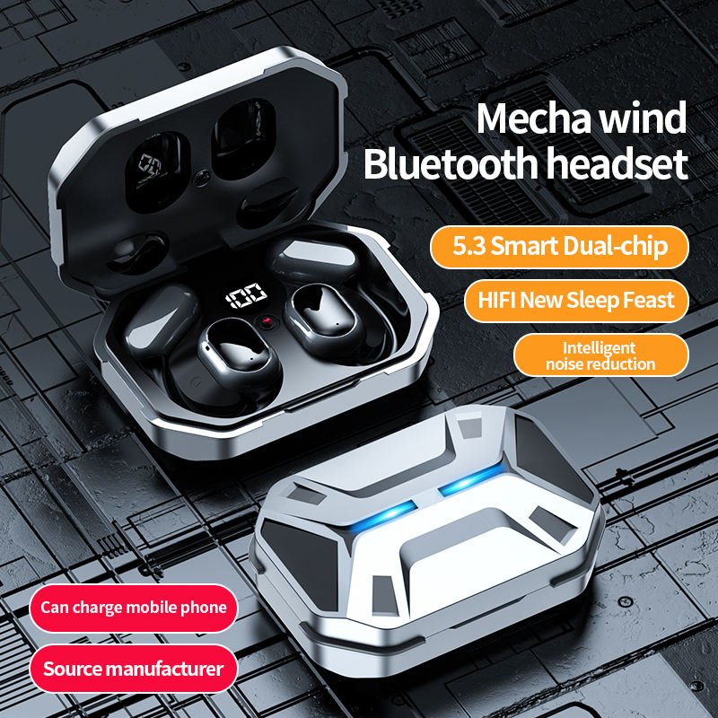 Original BT Earphones JR06 True Wireless Earbuds Waterproof in-Ear Deep Bass Headphones With Mic TWS Headset
