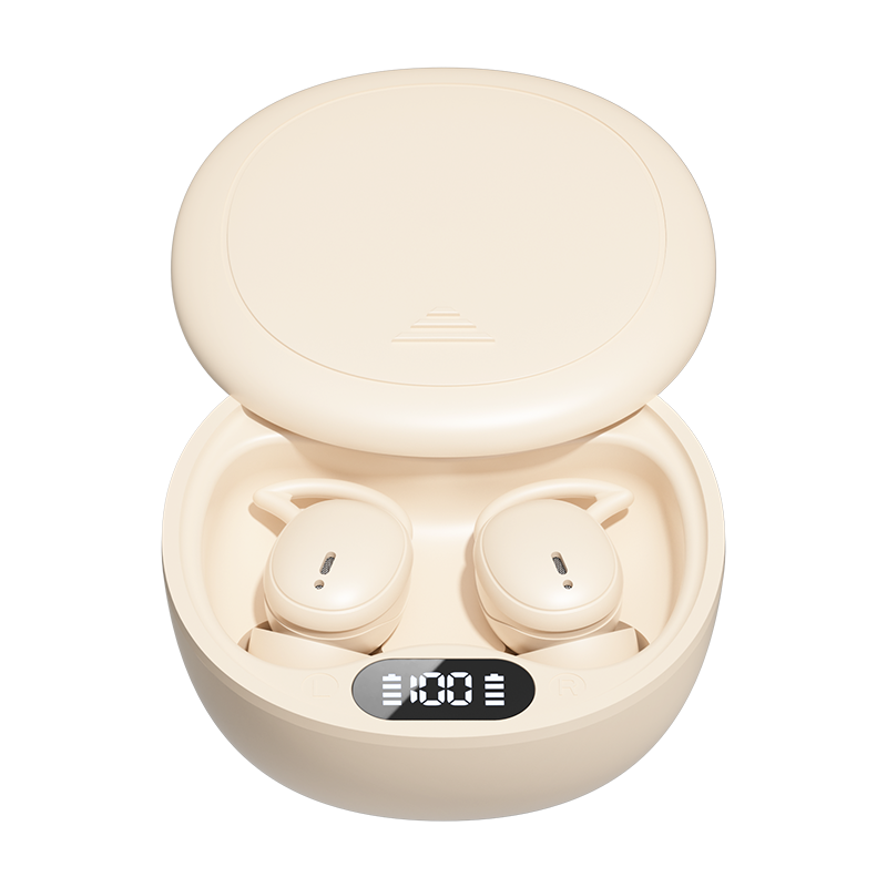 M73 TWS earbuds with comfortable sleep design and blue teeth 5.4 quipped with unlimited sleep sound side sleepers