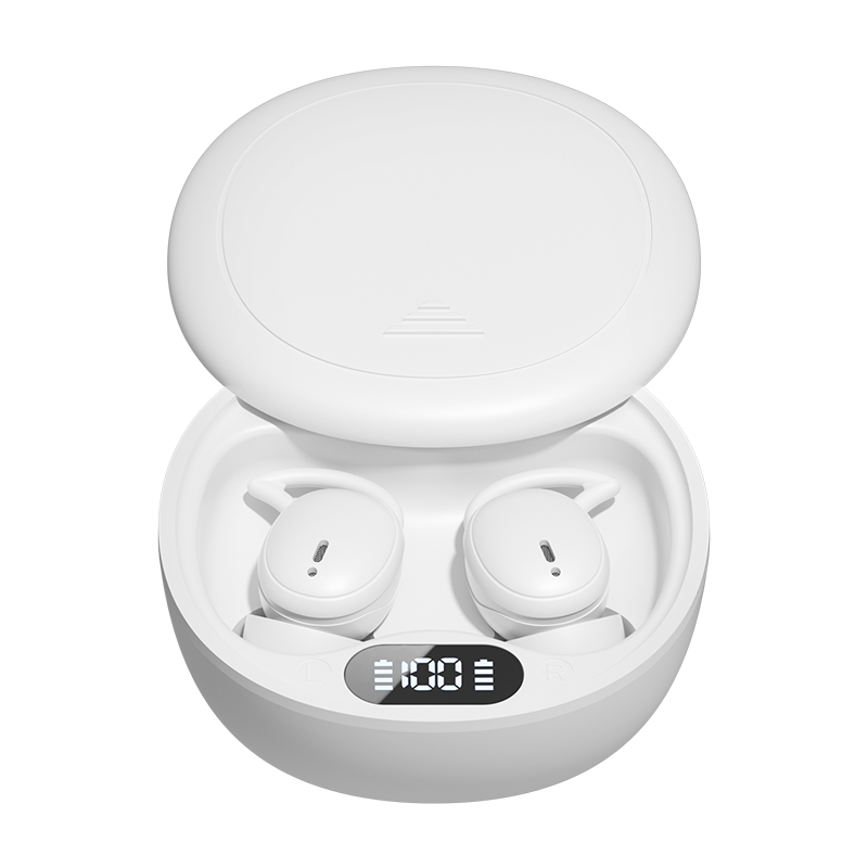 M73 TWS earbuds with comfortable sleep design and blue teeth 5.4 quipped with unlimited sleep sound side sleepers
