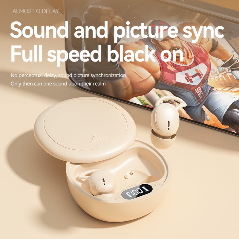 M73 TWS earbuds with comfortable sleep design and blue teeth 5.4 quipped with unlimited sleep sound side sleepers