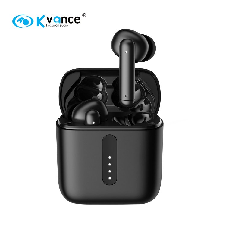 Kvance factory wholesale OEM in-ear wireless tws earbuds type C Fast charging BT tws Long standby time