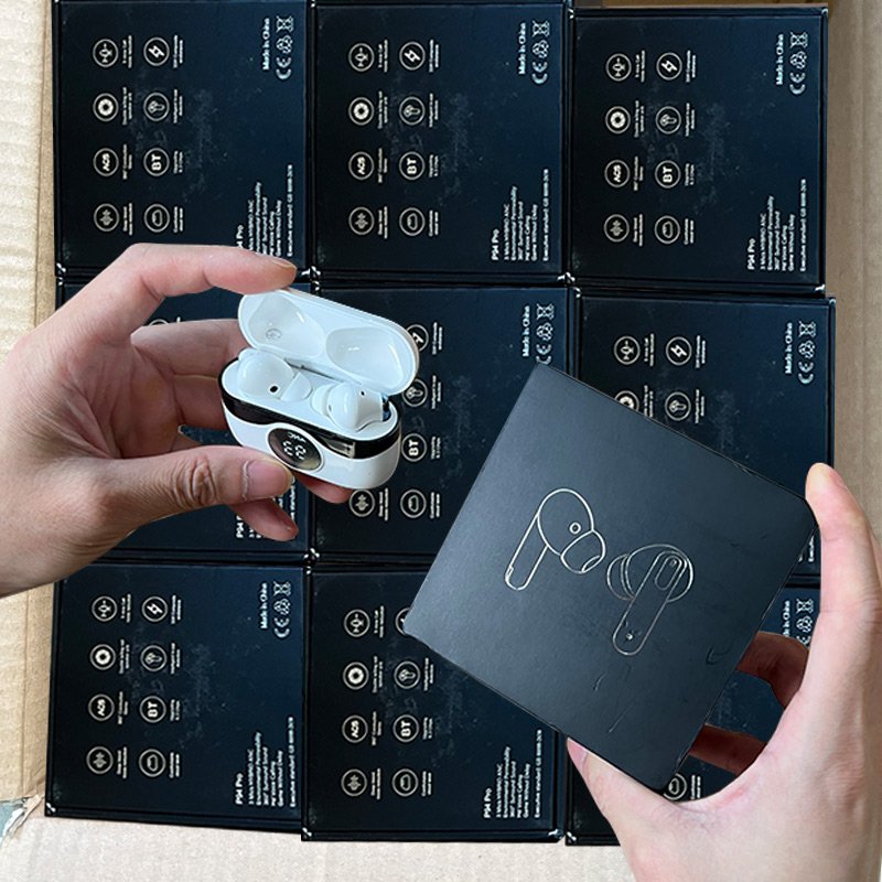 High quality ANC Noise Cancelling Waterproof Earphone IPX-5 LED HIFI In-ear Headphones Tws Wireless Earbuds A9pro Earphones