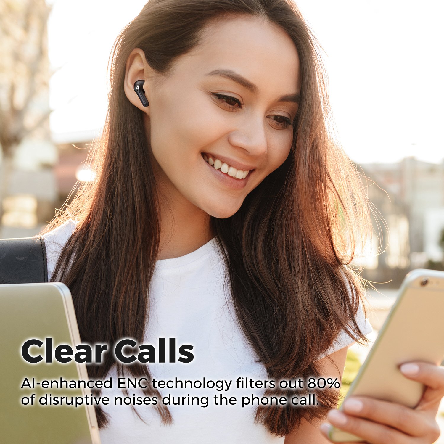 SOUNDPEATS Life 2023 wholesale products anc products active noise cancelling tws earphones & headphones AI clear calls earbuds
