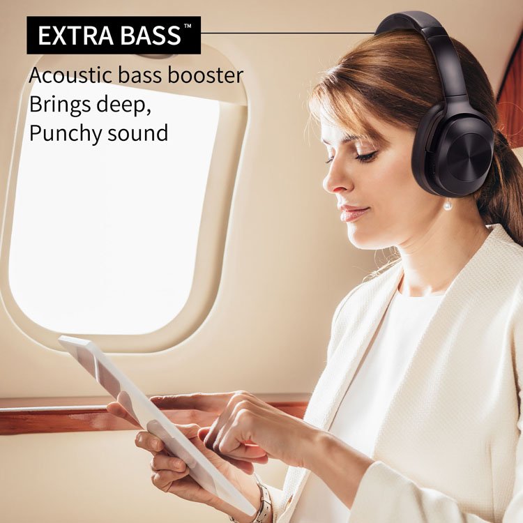 Wireless Blue tooth Headphones With Microphone Noise Canceling TWS Earphones Gaming