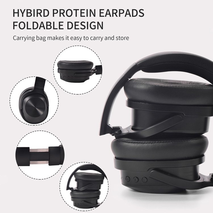 Wireless Blue tooth Headphones With Microphone Noise Canceling TWS Earphones Gaming