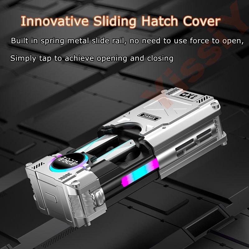 New Custom Whole Price Bt 5.3 DX-08 Cyberpunk Tws Noise Cancelling Low Delay Wireless Earbuds Gaming In-ear Earphone Headphone